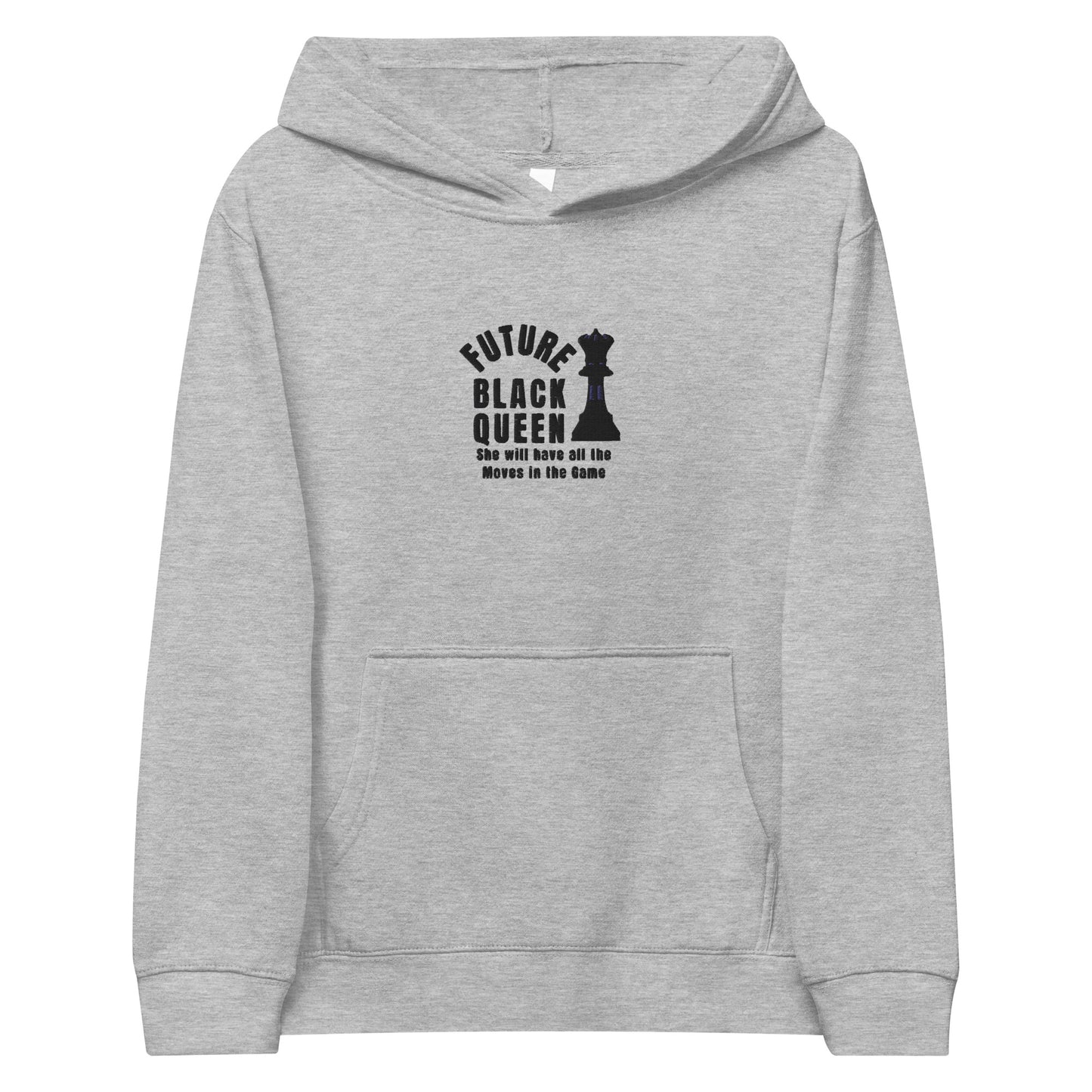 Stitched Boss Melanin branded Kids fleece hoodie