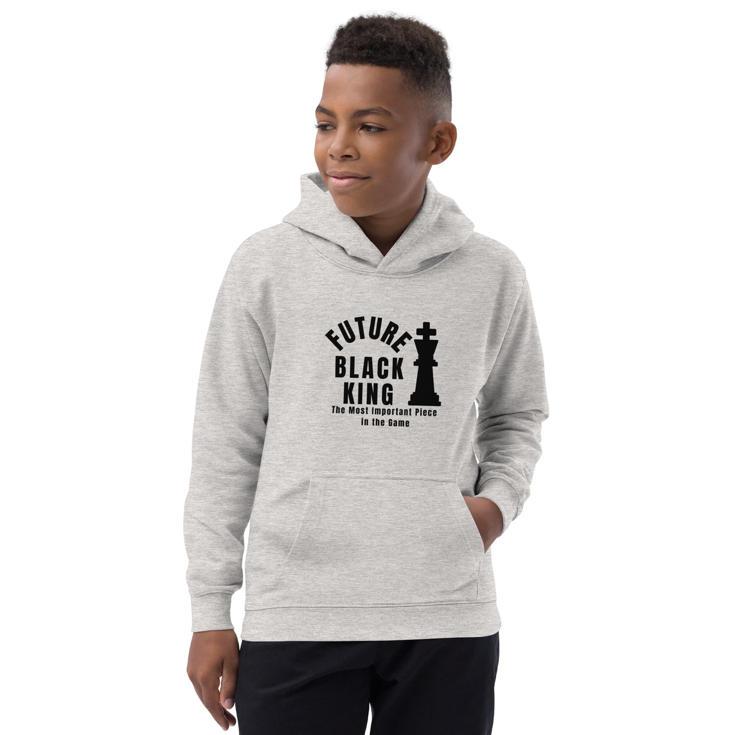 Future Black African King - Kids Hoodie