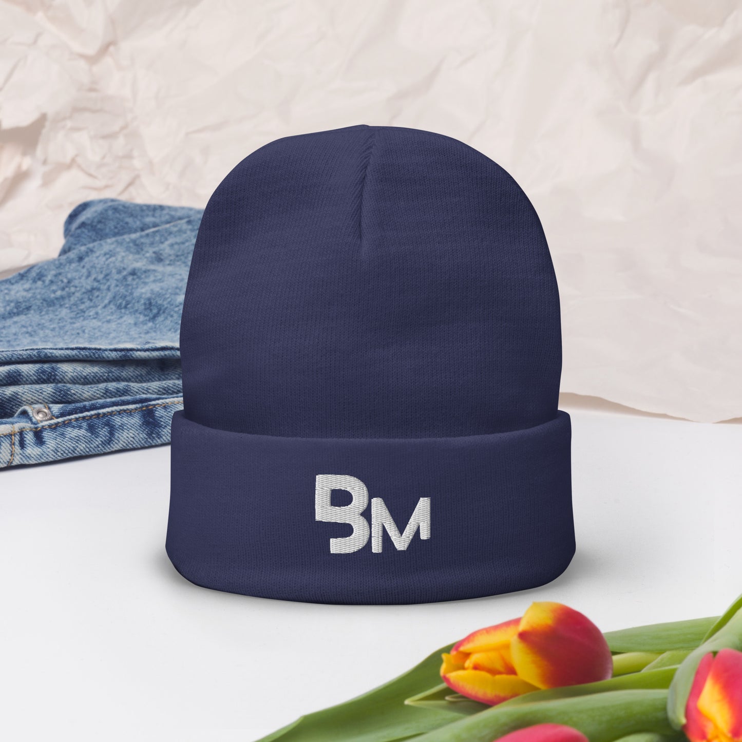 Boss Melanin Branded Embroidered Beanie