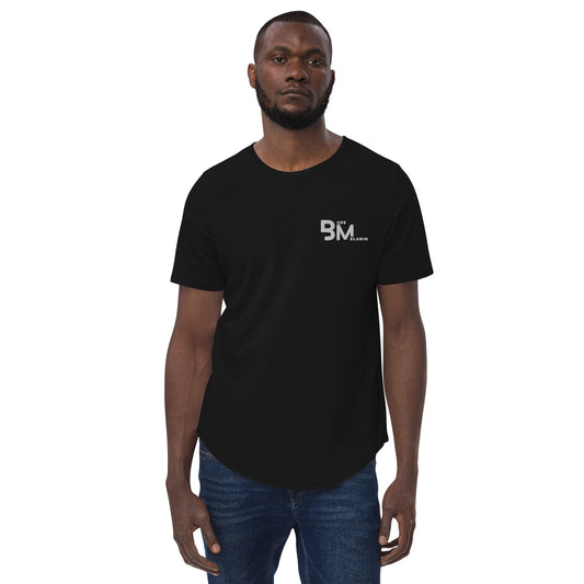 Boss Melanin Branded Men's Curved Hem T-Shirt