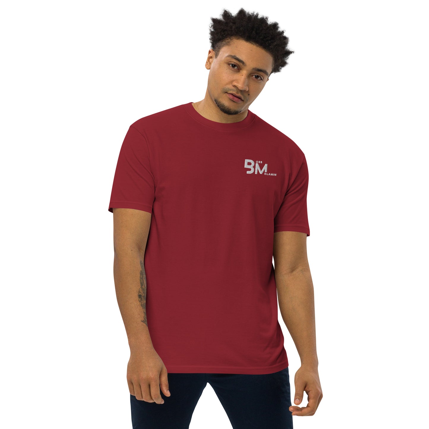 Boss Melanin Branded Men’s premium heavyweight tee