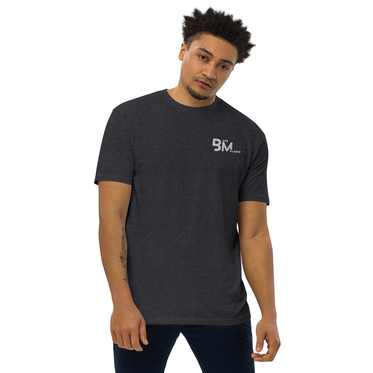 Boss Melanin Branded Men’s premium heavyweight tee