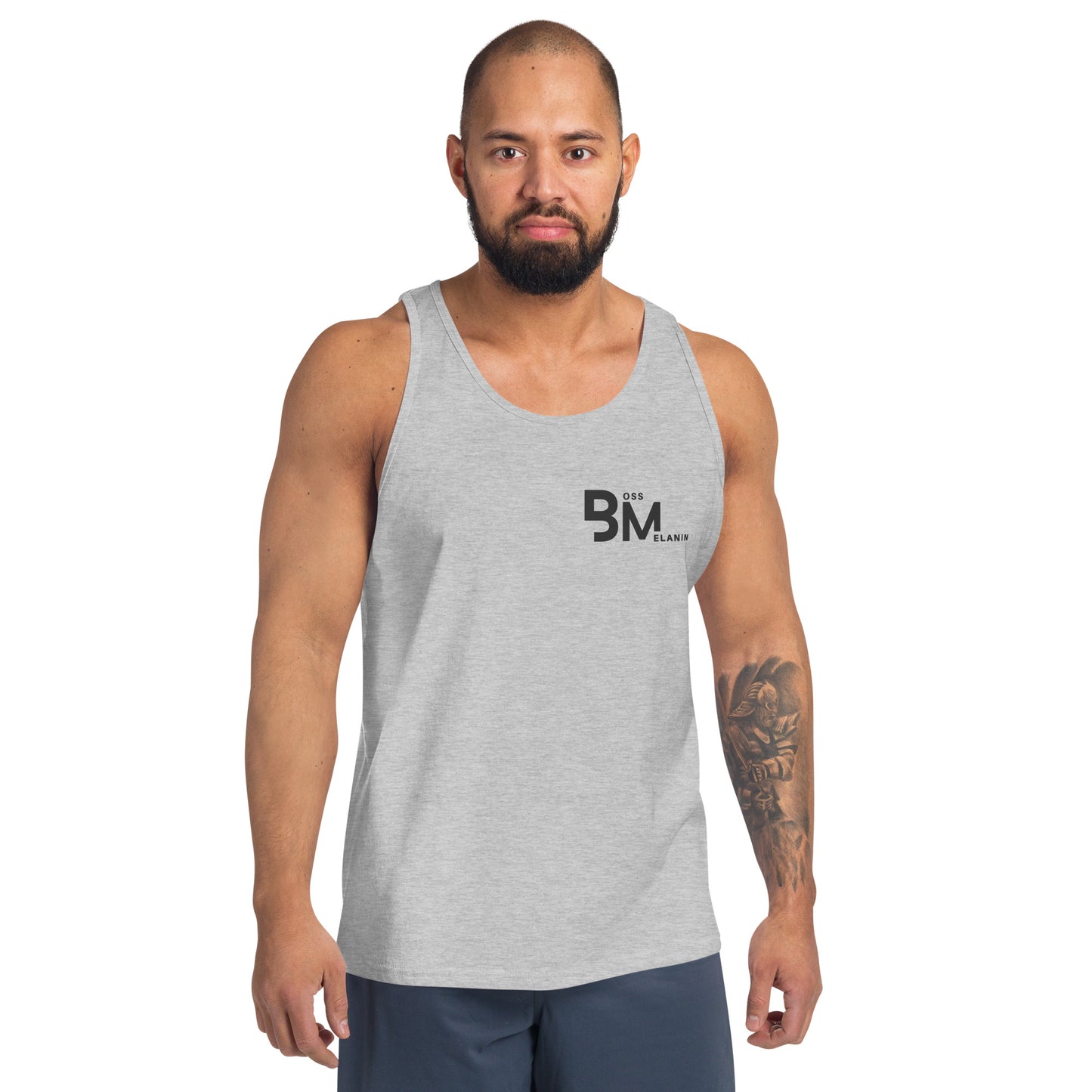 Boss Melanin Branded embroidered Unisex Tank Top