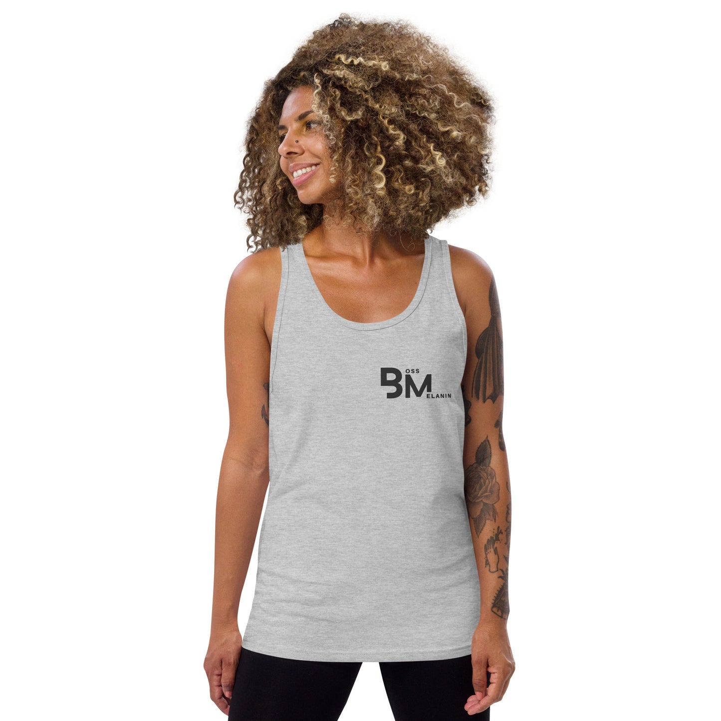 Boss Melanin Embroidered Unisex Tank Top