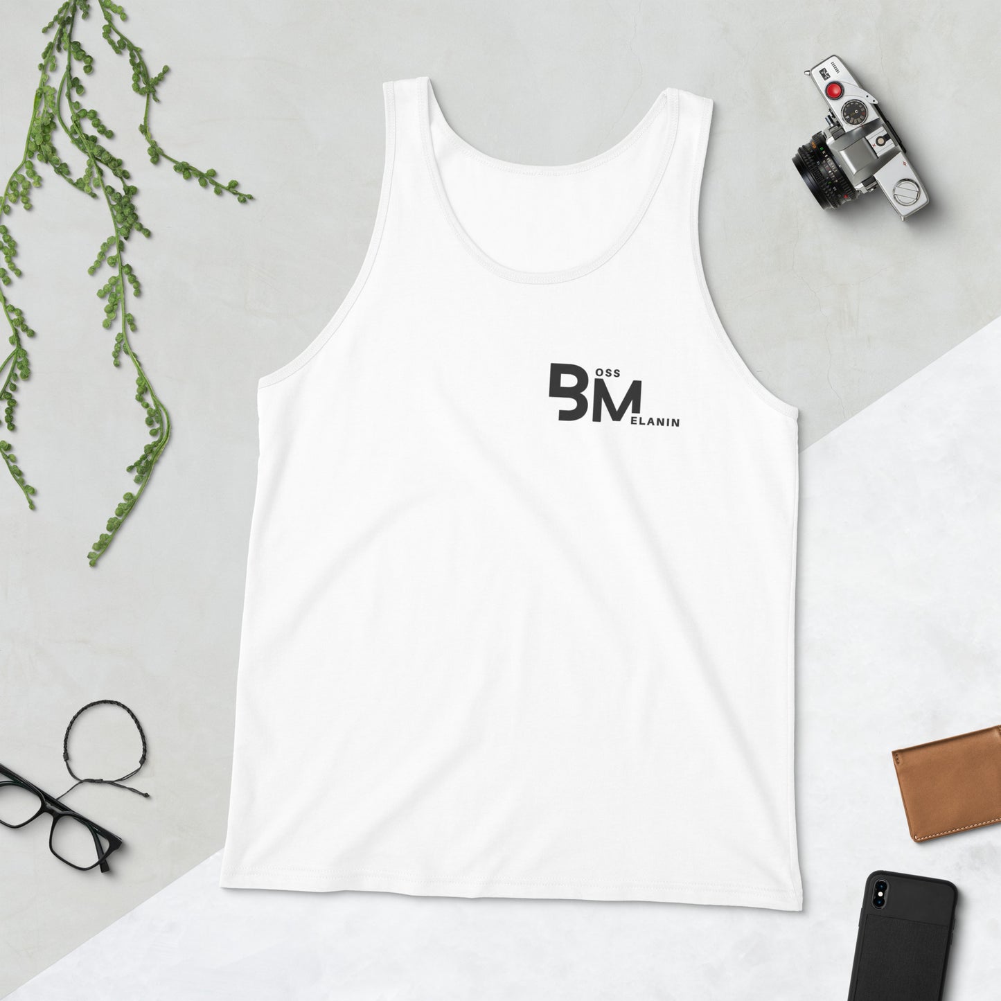 Boss Melanin Embroidered Unisex Tank Top