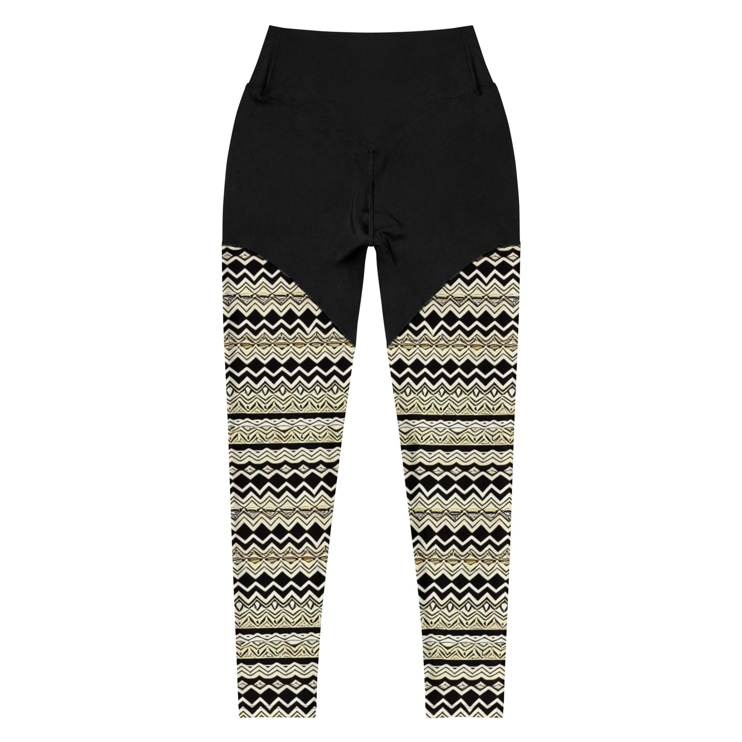 Unique African Print Design Sports Leggings - fromBossMelanin