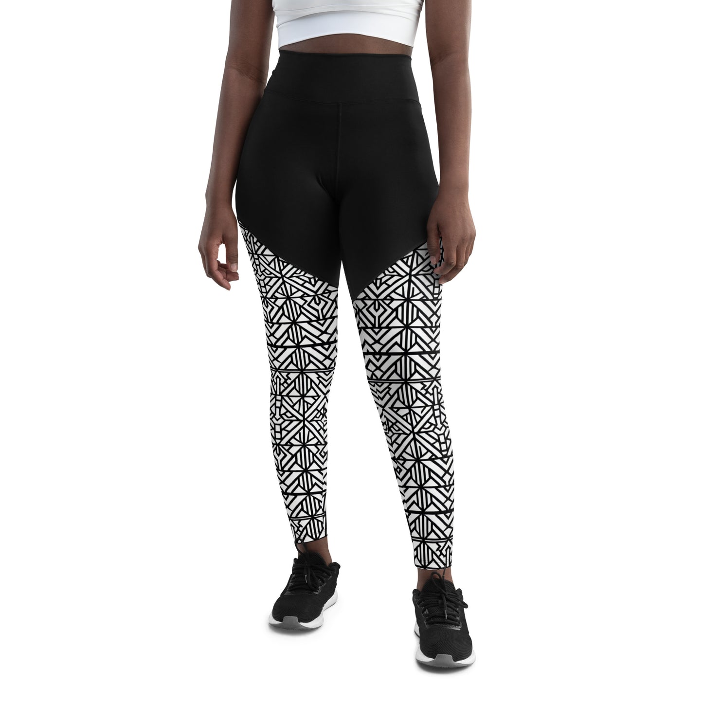 African Print Style Sports Leggings for women