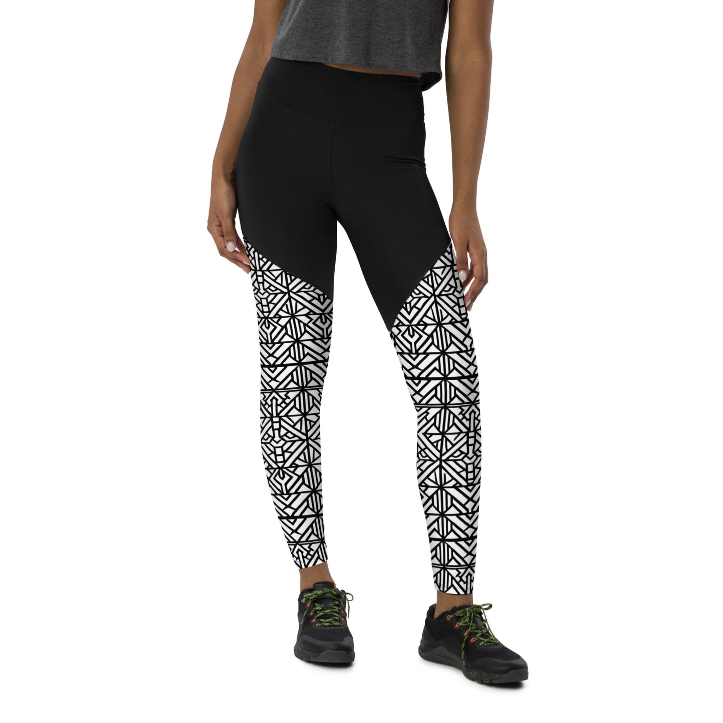 African Print Style Sports Leggings for women