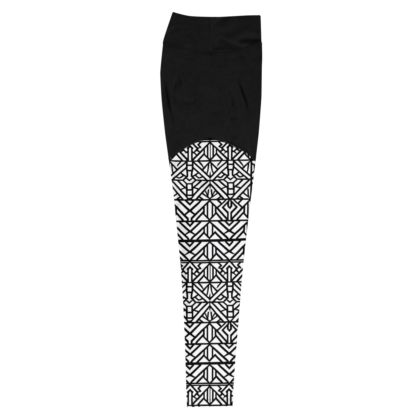 African Print Style Sports Leggings for women