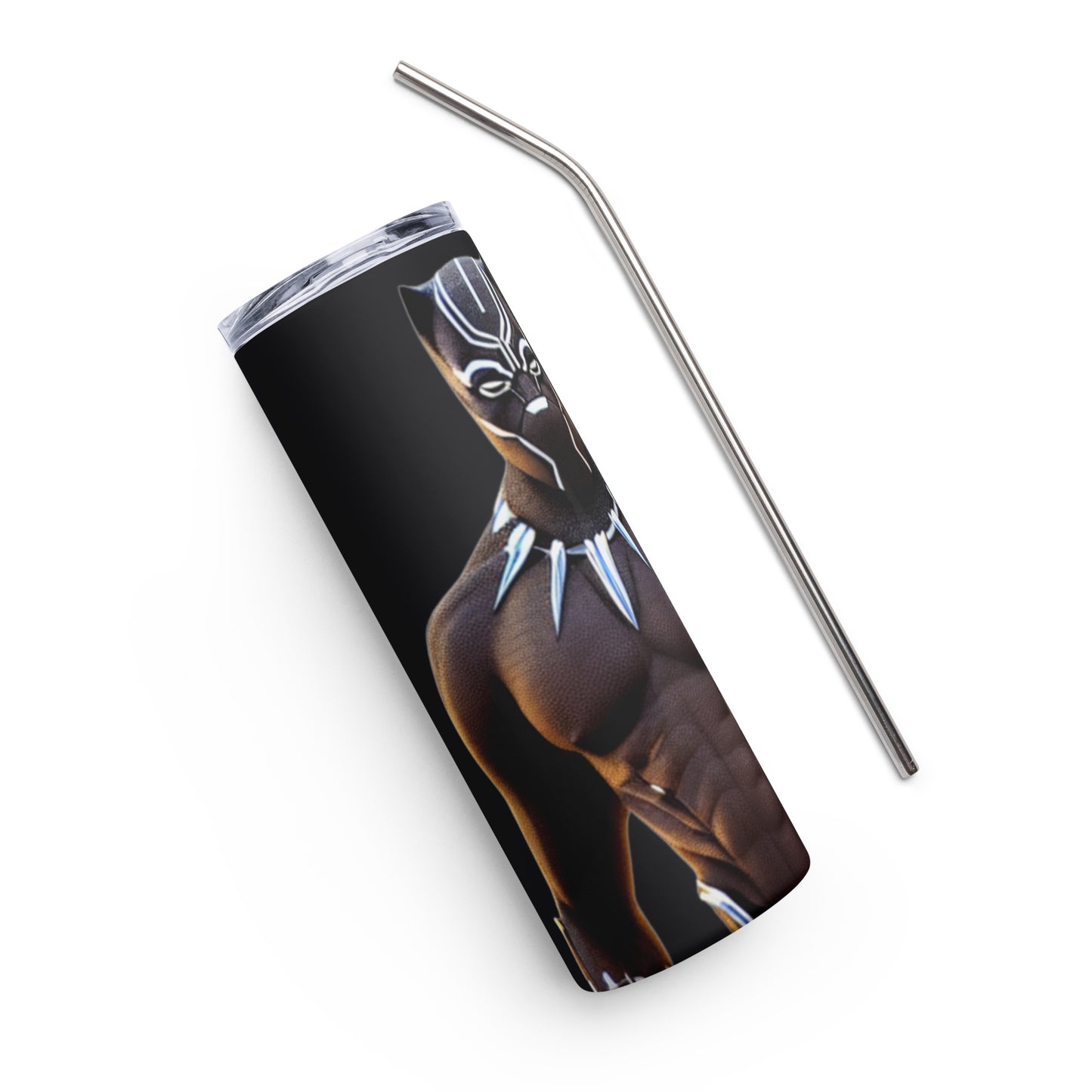 African Warrior Stainless steel tumbler Design from Boss Melanin