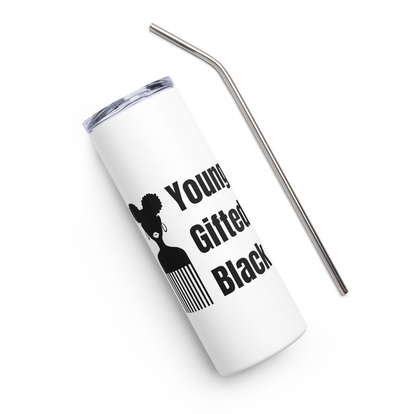 Gifted Black Girl Stainless steel tumbler