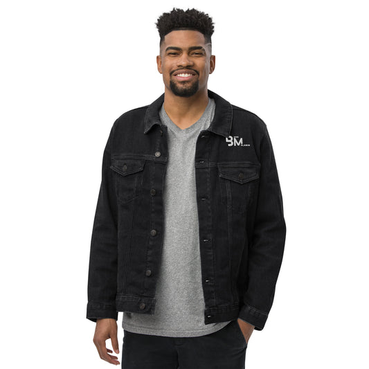 Boss Melanin Branded embroidered denim jacket