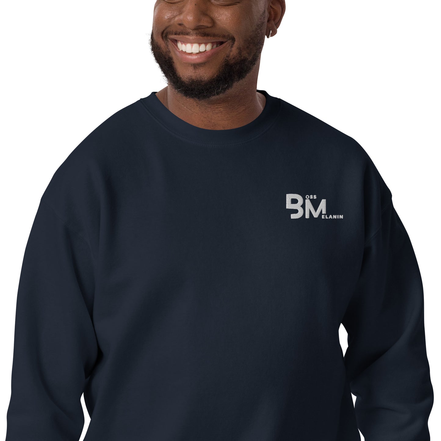 Melanin Boss Branded Premium Sweatshirt