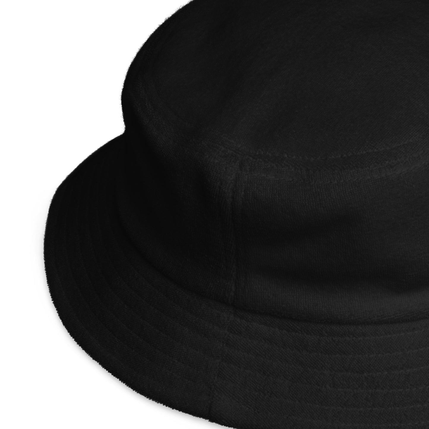 Boss Melanin Unstructured terry cloth bucket hat