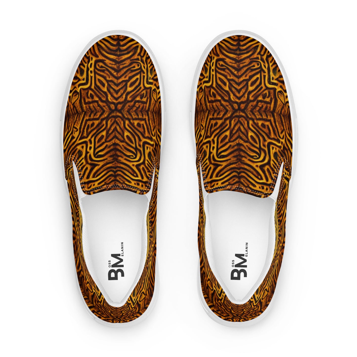 All-over African Style Print - Women’s slip-on canvas shoes - From Boss Melanin Store