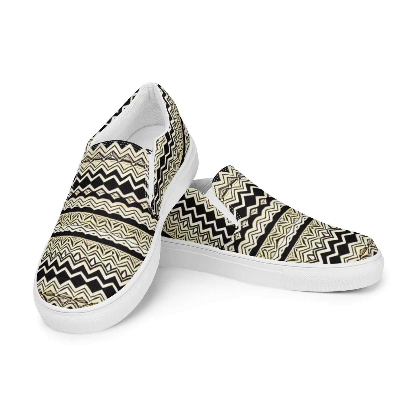 Unique African Print design - Women’s slip-on canvas shoes