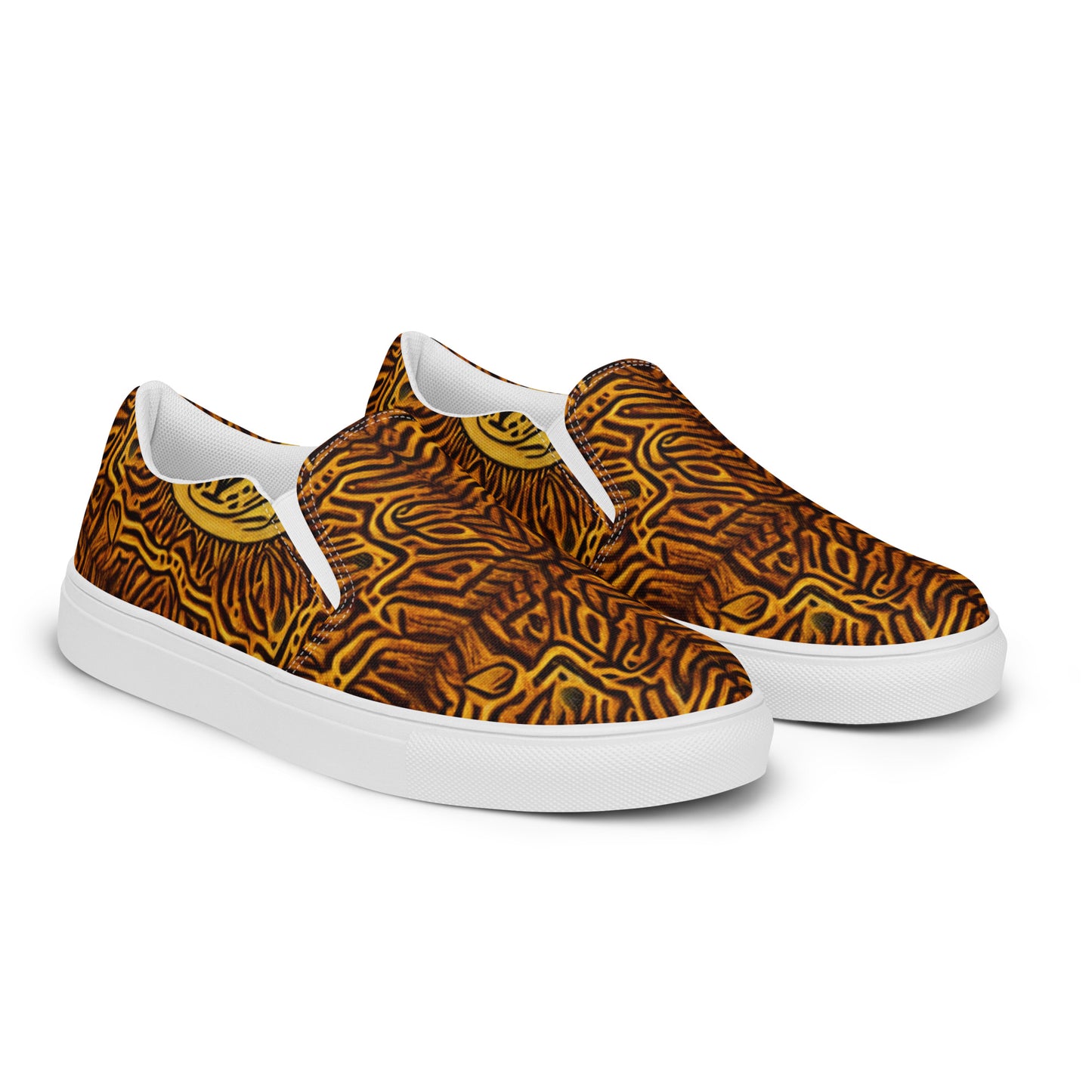 All-over African Style Print - Women’s slip-on canvas shoes - From Boss Melanin Store