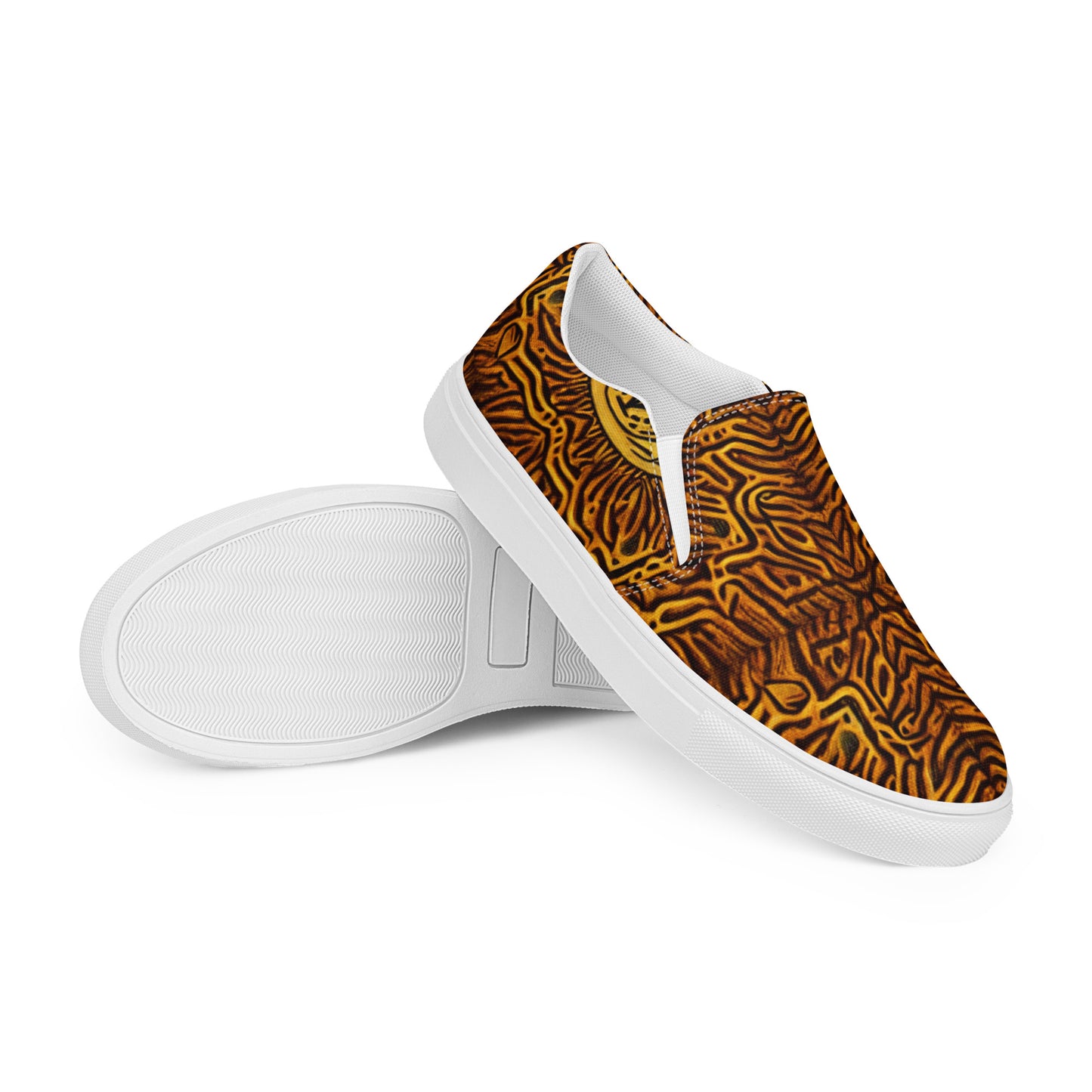 All-over African Style Print - Women’s slip-on canvas shoes - From Boss Melanin Store