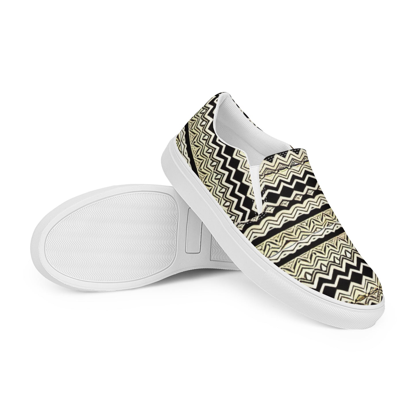 Unique African Print design - Women’s slip-on canvas shoes